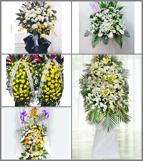 福建福州长乐市潭头镇泽里村白事花篮预定